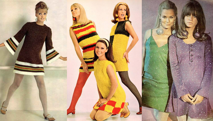 moda anos 60 70 80 feminina