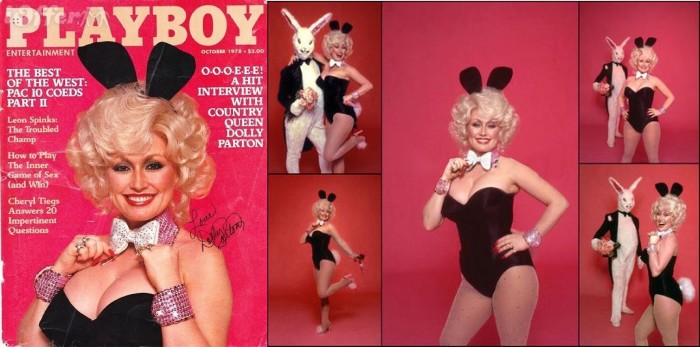 Dolly na capa de 1978 da revista Playboy