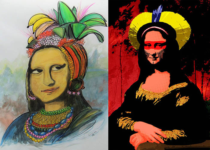 Quadro e poster mona lisa moderna - Quadrorama