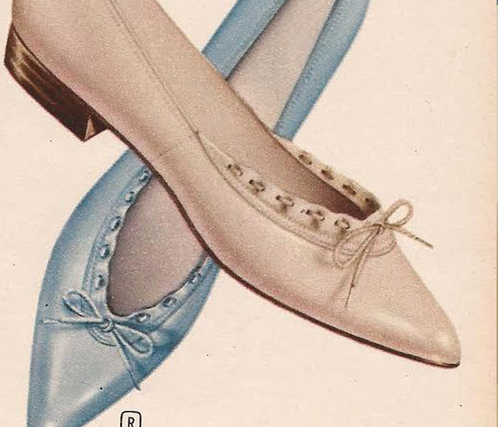 sapatos femininos dos anos 60
