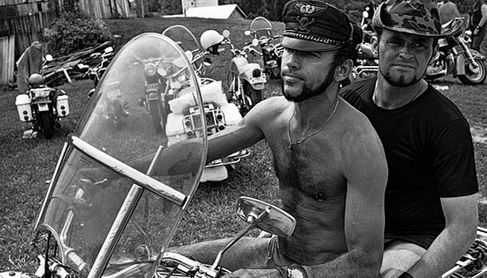 Motociclistas gay nos anos de 1960.