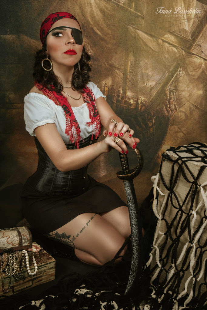 Lady Pirate, ensaio feminino pin-up 