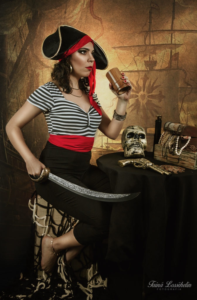 Representação de taberna pirata