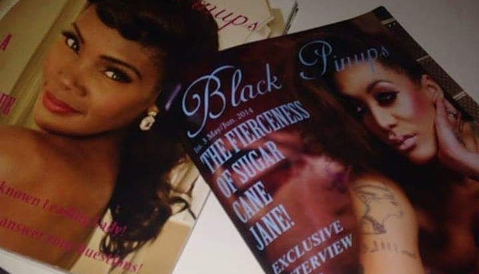 Edições da revista Black Pinups