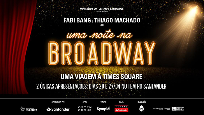 Cartaz Uma Noite na Broadway