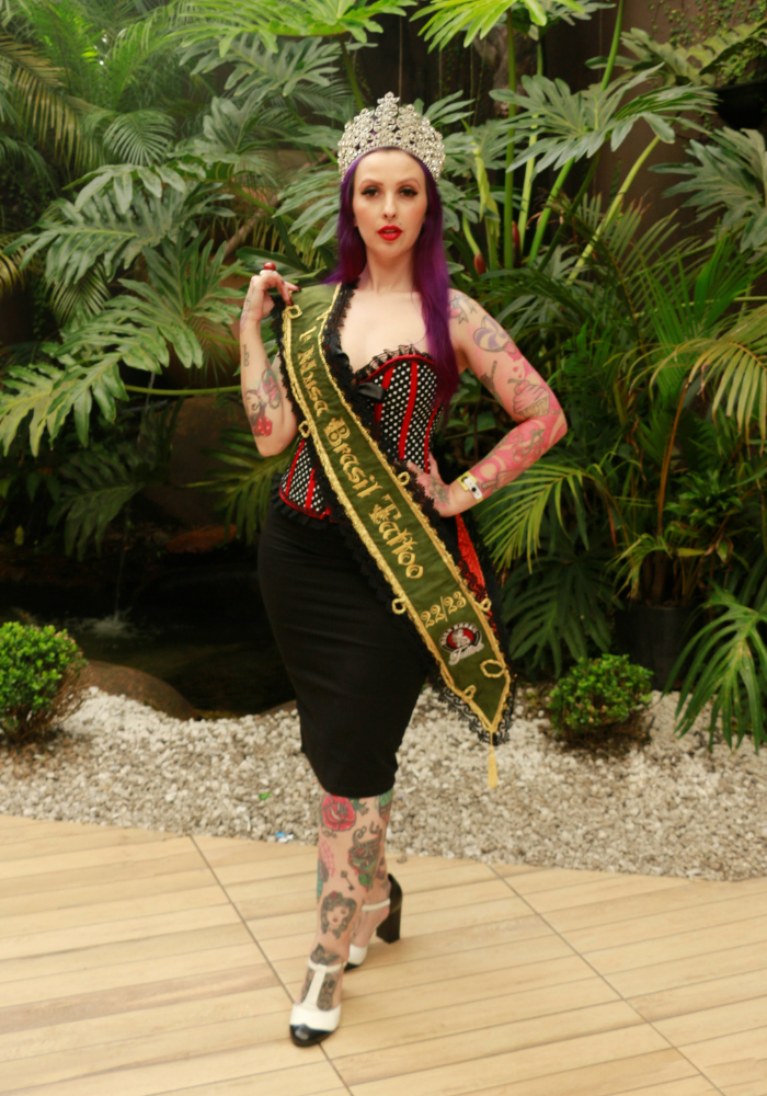 Miss Cherry Doll ganhadora do Musa Brasil Tattoo