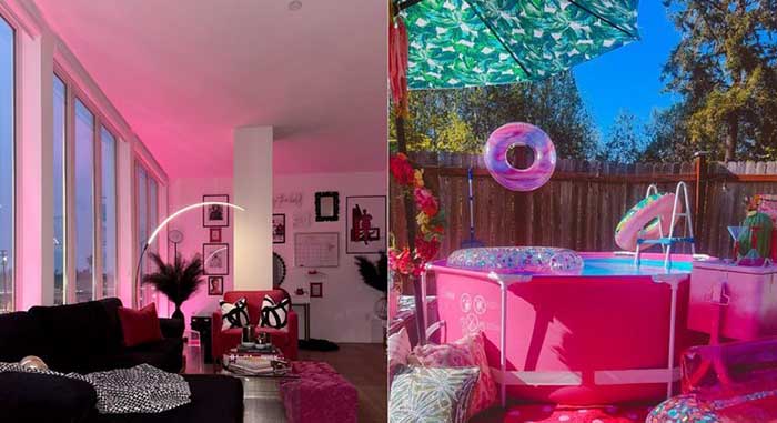 Decoração inspirada na Barbie