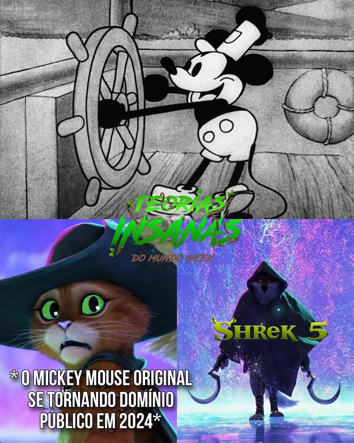meme Mickey em domínio público